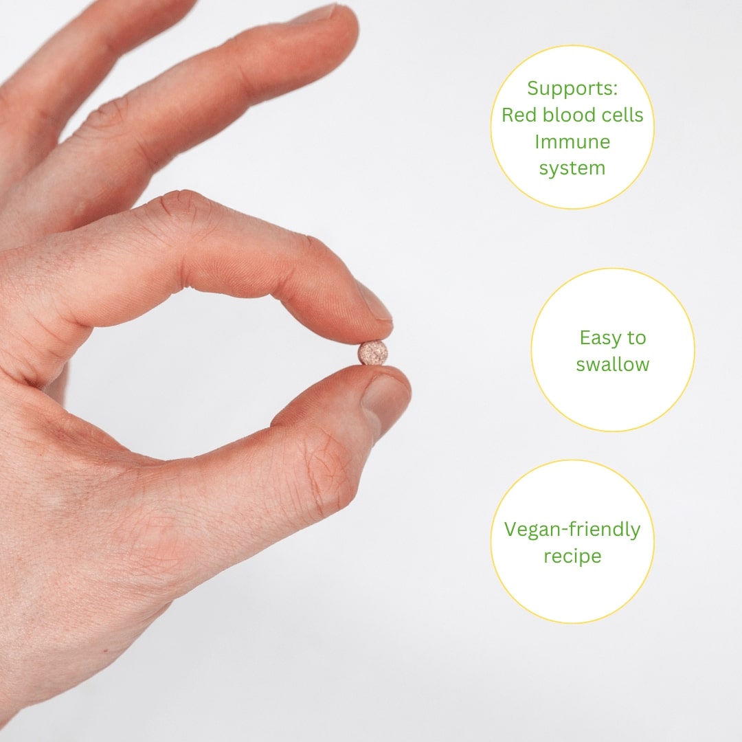 Etanics Iron Vegan Supplement Size With Benefits