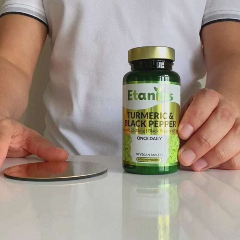 Etanics Turmeric and Black Pepper Vegan Supplement Video