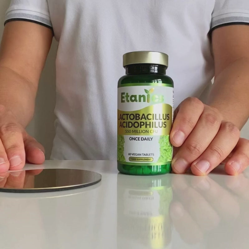 Etanics Lactobacillus Acidophilus Probiotic Vegan Supplement Video