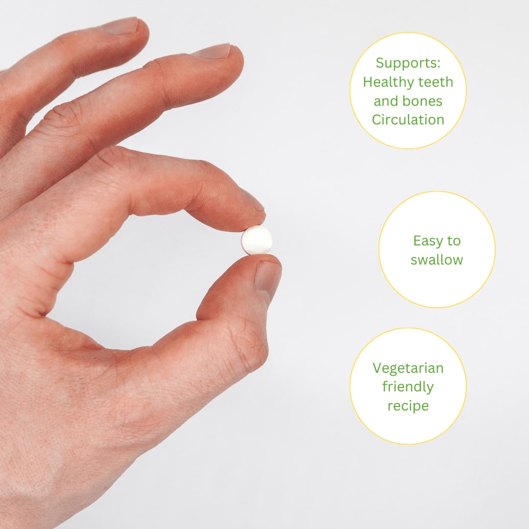 Etanics Vitamin D3 & K2 MK-7 Vegetarian Supplement Size With Benefits